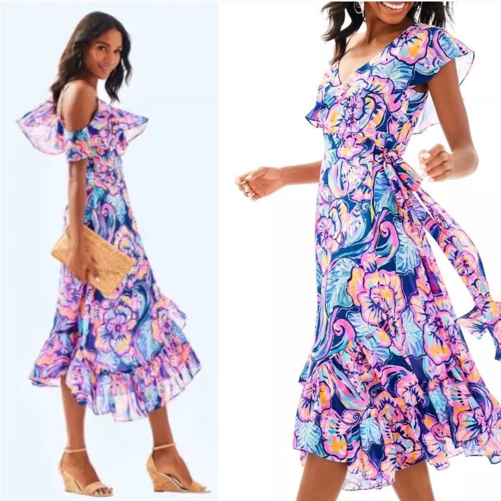 Lilly Pulitzer Marianna midi dress NWOT - Picture 3 of 8